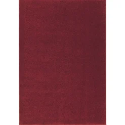 Hochflor Teppich einfarbig rot pflegeleicht Astra Samoa