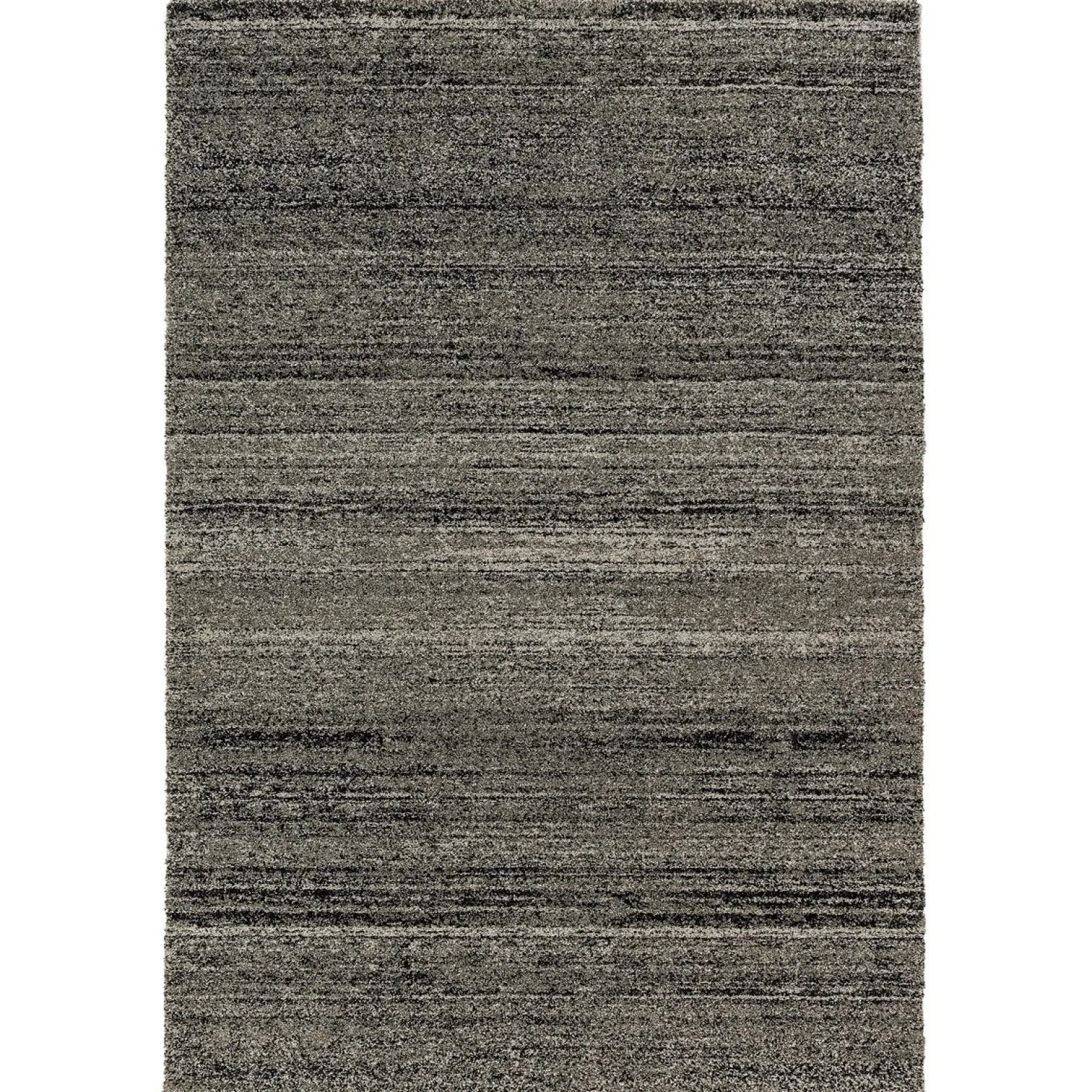 Hochflor Teppich meliert Streifen anthrazit Astra Samoa