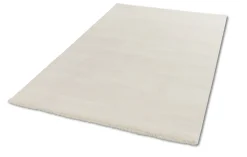 Hochflor Teppich Schöner Wohnen einfarbig creme Joy