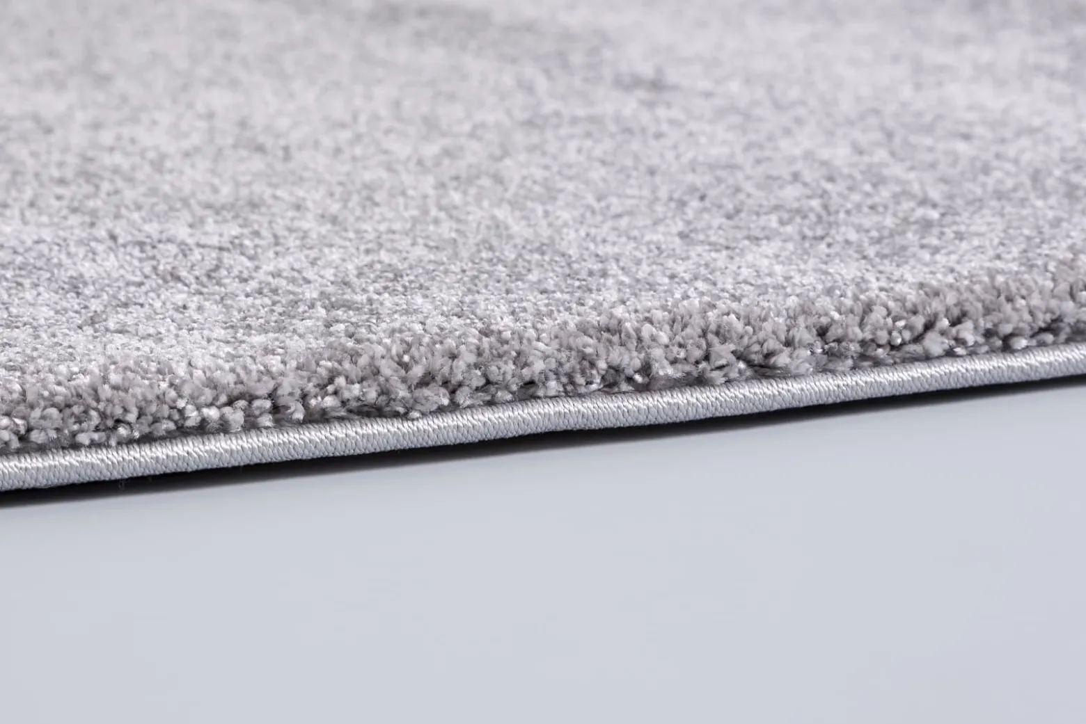 Hochflor Teppich Schöner Wohnen einfarbig hellgrau Joy