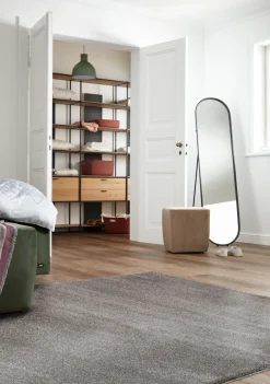 Hochflor Teppich Schöner Wohnen einfarbig hellgrau Joy