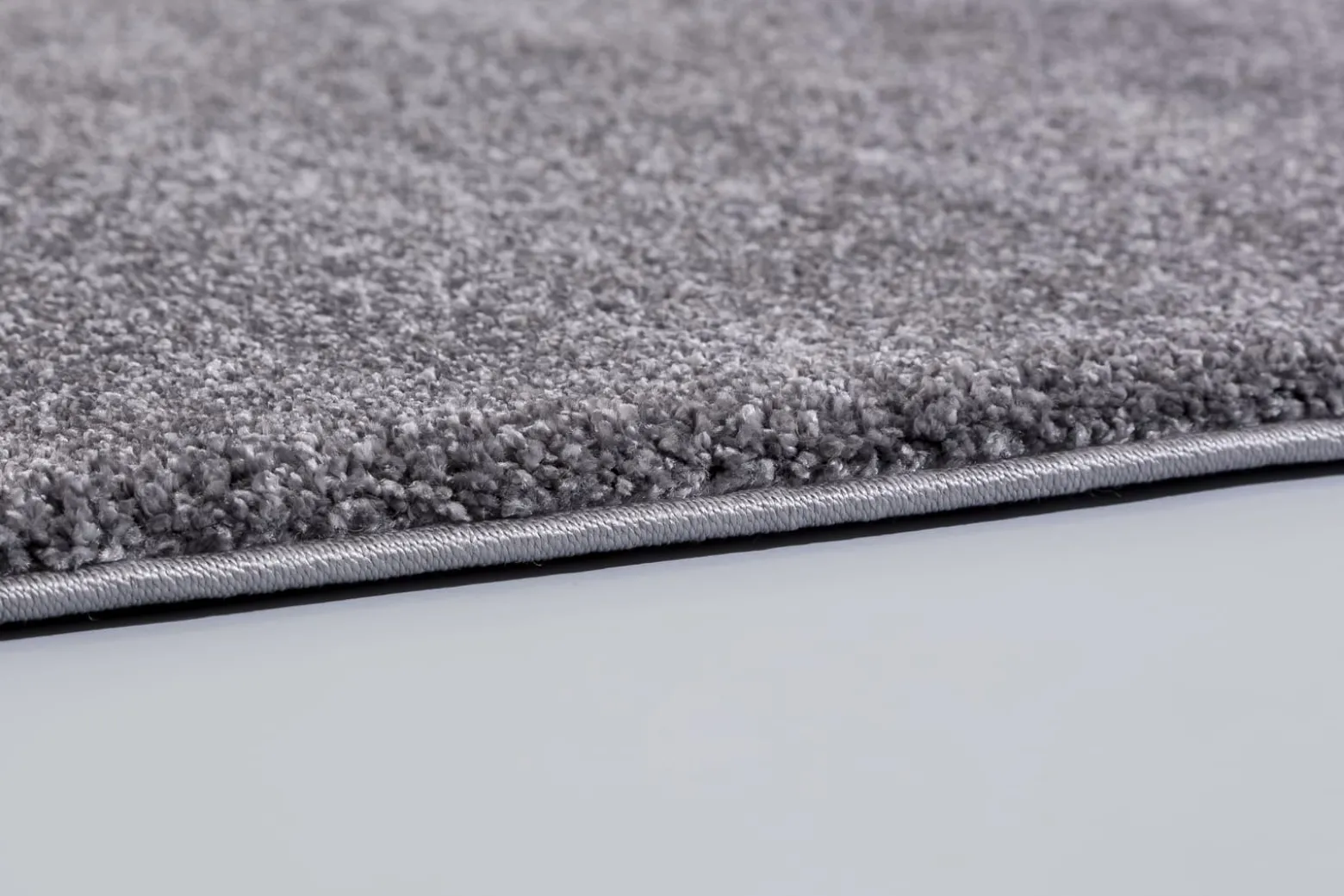Hochflor Teppich Schöner Wohnen einfarbig grau Joy