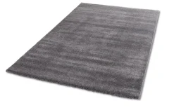 Hochflor Teppich Schöner Wohnen einfarbig grau Joy