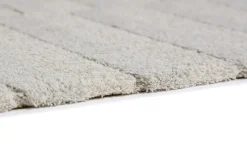 Hochflor Teppich Schöner Wohnen Streifen creme Amaze