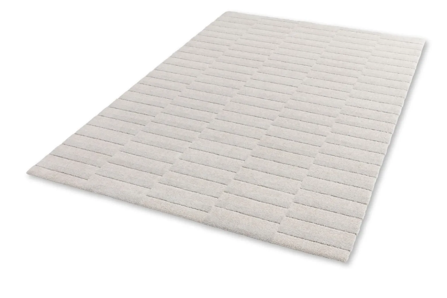 Hochflor Teppich Schöner Wohnen Streifen creme Amaze