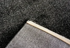 Hochflor Teppich uni anthrazit pflegeleicht Astra Samoa