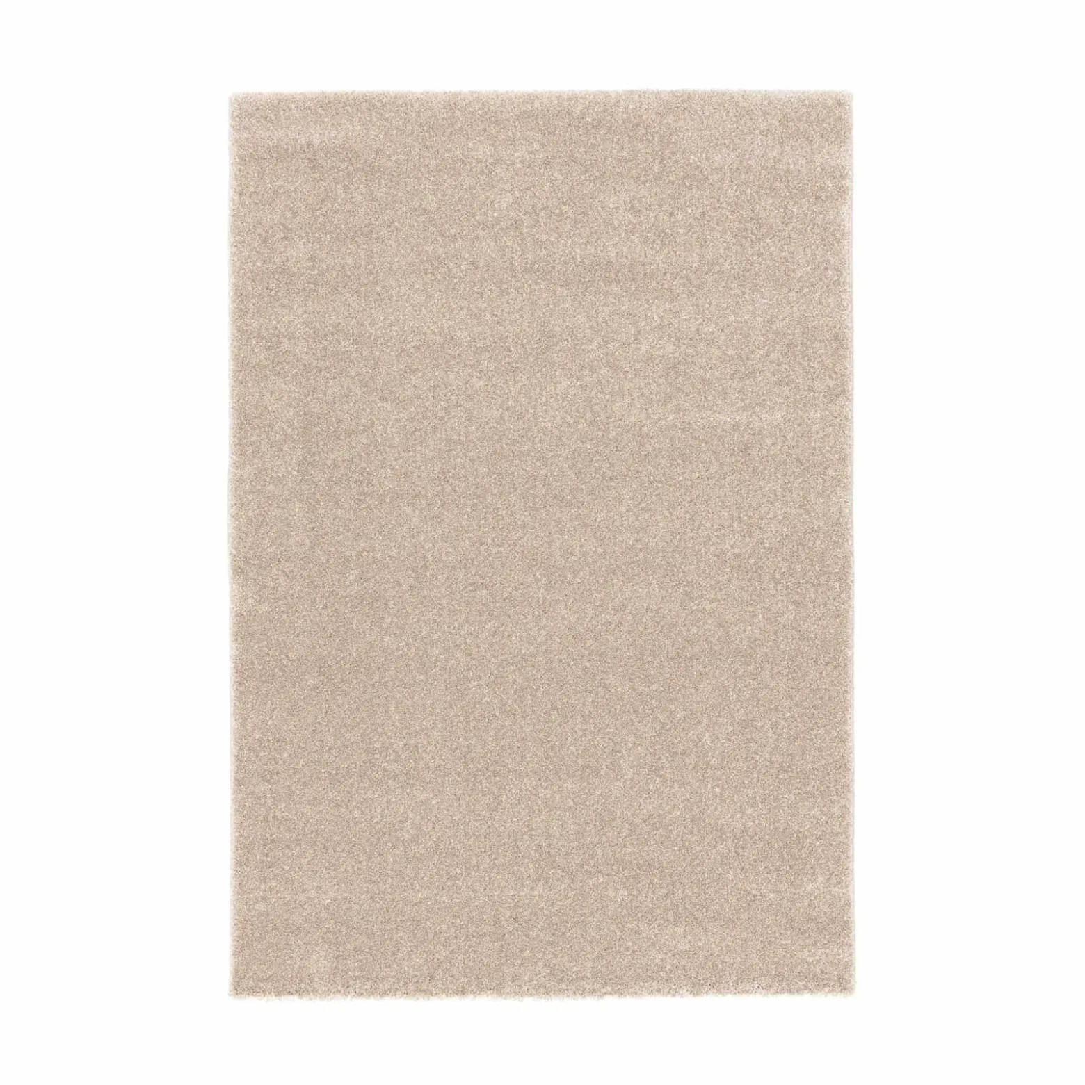 Hochflor Teppich uni hellbraun pflegeleicht Astra Samoa