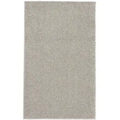 Hochflor Teppich uni hellgrau pflegeleicht Astra Samoa