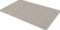 Hochflor Teppich uni hellgrau pflegeleicht Astra Samoa