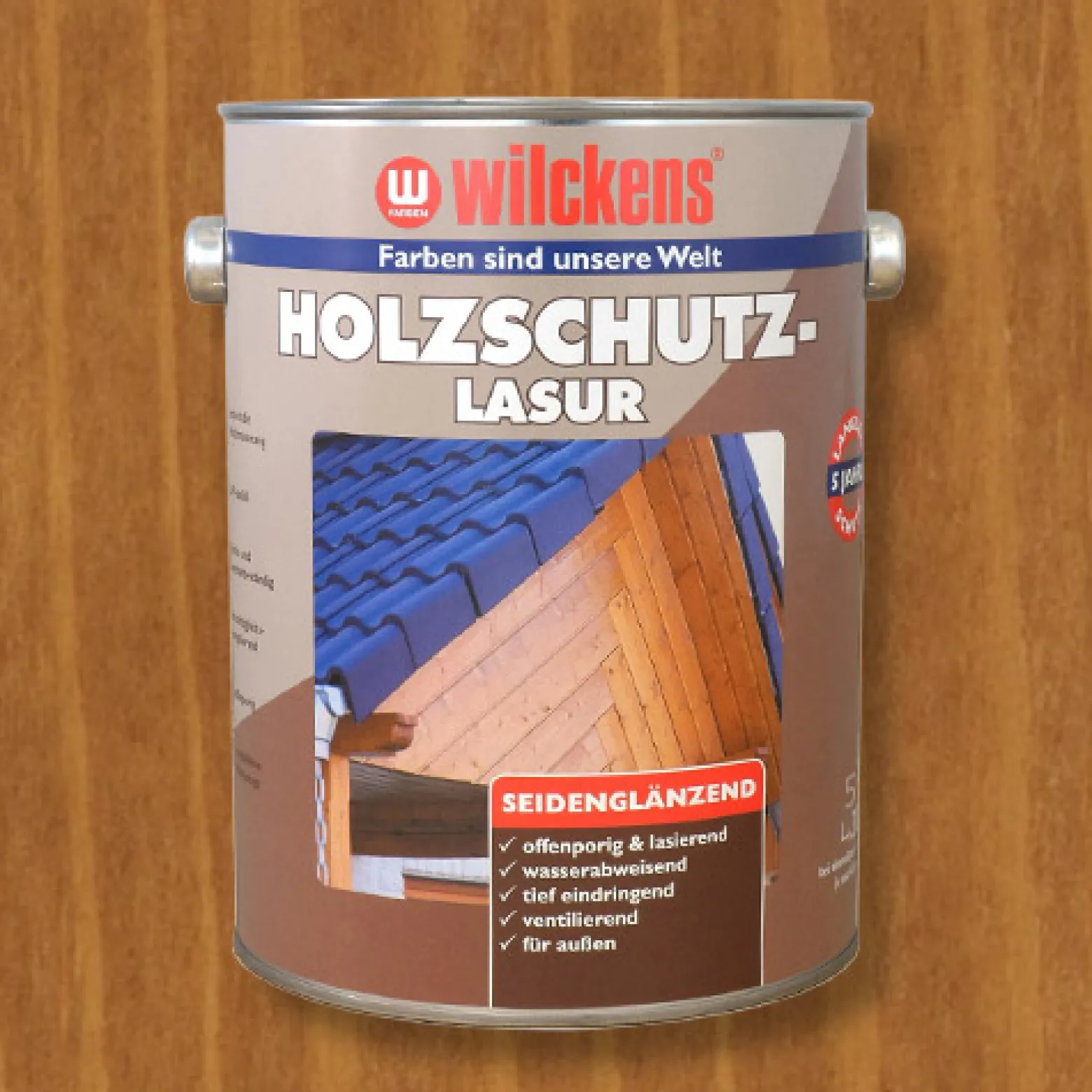 Holzschutzlasur eiche 5l Lasur Wetterschutz Wilckens