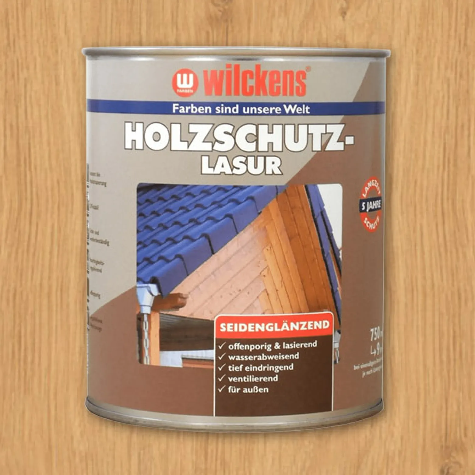 Holzschutzlasur farblos 750ml Lasur Wetterschutz Wilckens