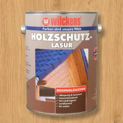 Holzschutzlasur 5l Lasur Wetterschutz Wilckens 7 Farben