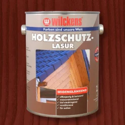 Holzschutzlasur 2,5l Lasur Wetterschutz Wilckens 6 Farben