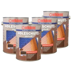 Holzschutzlasur 750ml Wetterschutz Wilckens 7 Farben