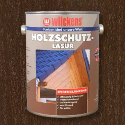 Holzschutzlasur nussbaum 5l Lasur Wetterschutz Wilckens