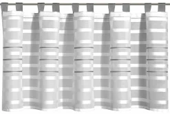 Homing Gardinenpaneel Linea silbergrau Streifen 8327-12