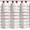 Homing Gardinenpaneel Linea rot silber 8327-05