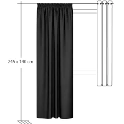 Homing Schlaufenschal Bernd schwarz blickdicht 8289-37