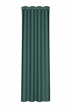 Homing Ösenschal Bahamas blau uni blickdicht 6805-35