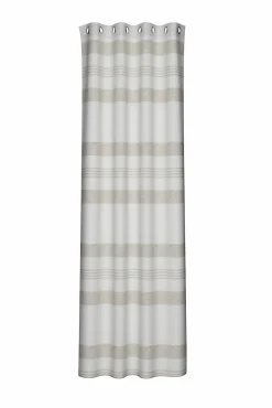 Homing Ösenschal Kaia creme-beige Streifen 8309-09