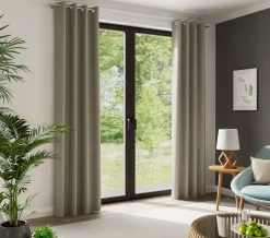 Homing Ösenschal Mia mud Uni blickdicht 8263-77