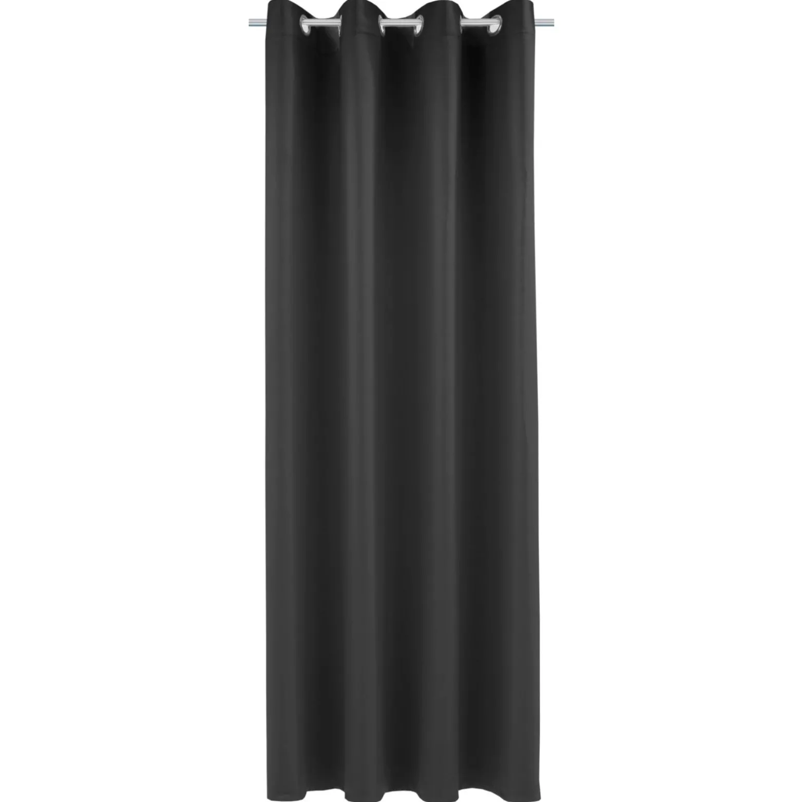 Homing Ösenschal Mia schwarz Uni blickdicht 8263-39