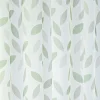 Homing Vorhang Schlaufe Keela grün-grau Floral 5083-10