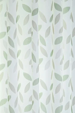 Homing Vorhang Schlaufe Keela grün-grau Floral 5083-10