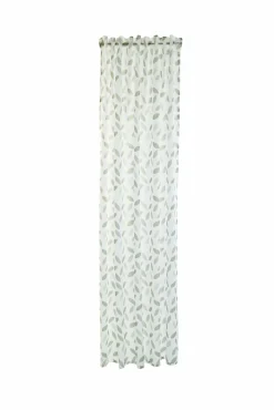 Homing Vorhang Schlaufe Keela grün-grau Floral 5083-10