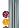 Homing Vorhang verdeckte Schlaufe Nox blau 6786-48