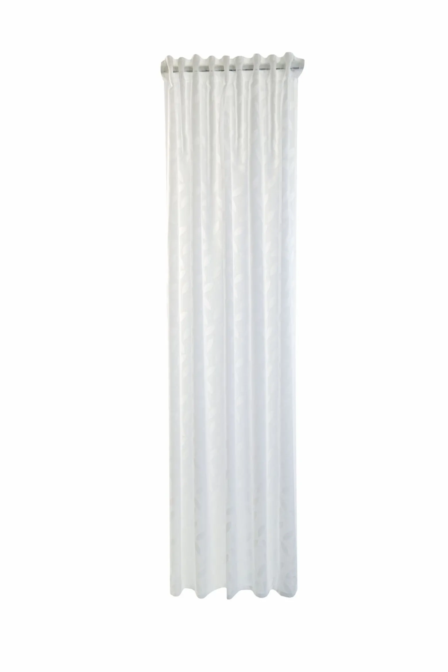 Homing Vorhang verdeckte Schlaufe Keela weiß Floral 5083-03