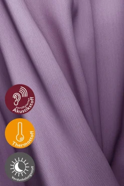 Homing Vorhang verdeckte Schlaufe Galdin mauve 6035-58