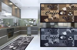 Küchenläufer Küchenteppich Kaffee Cafe Coffee | waschbar