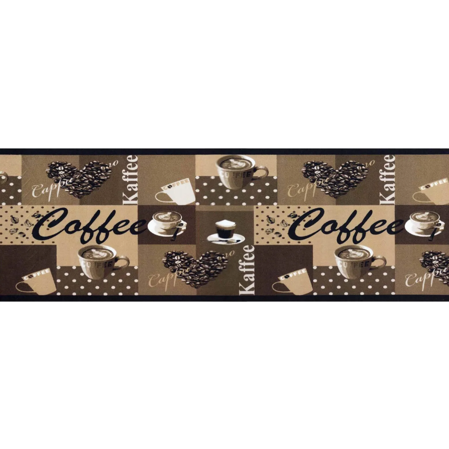 Küchenläufer Küchenteppich Kaffee Cafe Coffee | waschbar