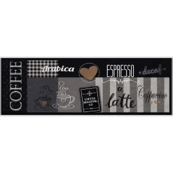 Küchenläufer waschbar Kücheneppich Kaffee Motiv