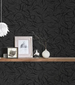 Key to Fairyland Tapete Retro Vliestapete 1320-62 Schwarz