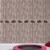 Kinder Bordüre Traktor Holz-Optik braun rot 35843-2