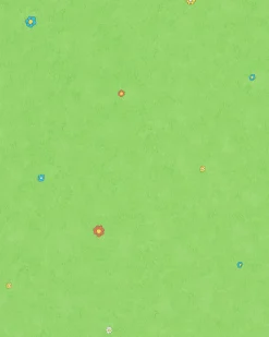 Kindertapete Blümchenwiese grün bunt Jonas Kötz 31110