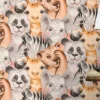 Kindertapete Tiere Zoo Braun Grau 252521 Rasch Vlies