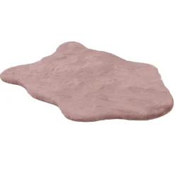 Kunstfell Tender uni altrosa Teppich Schöner Wohnen