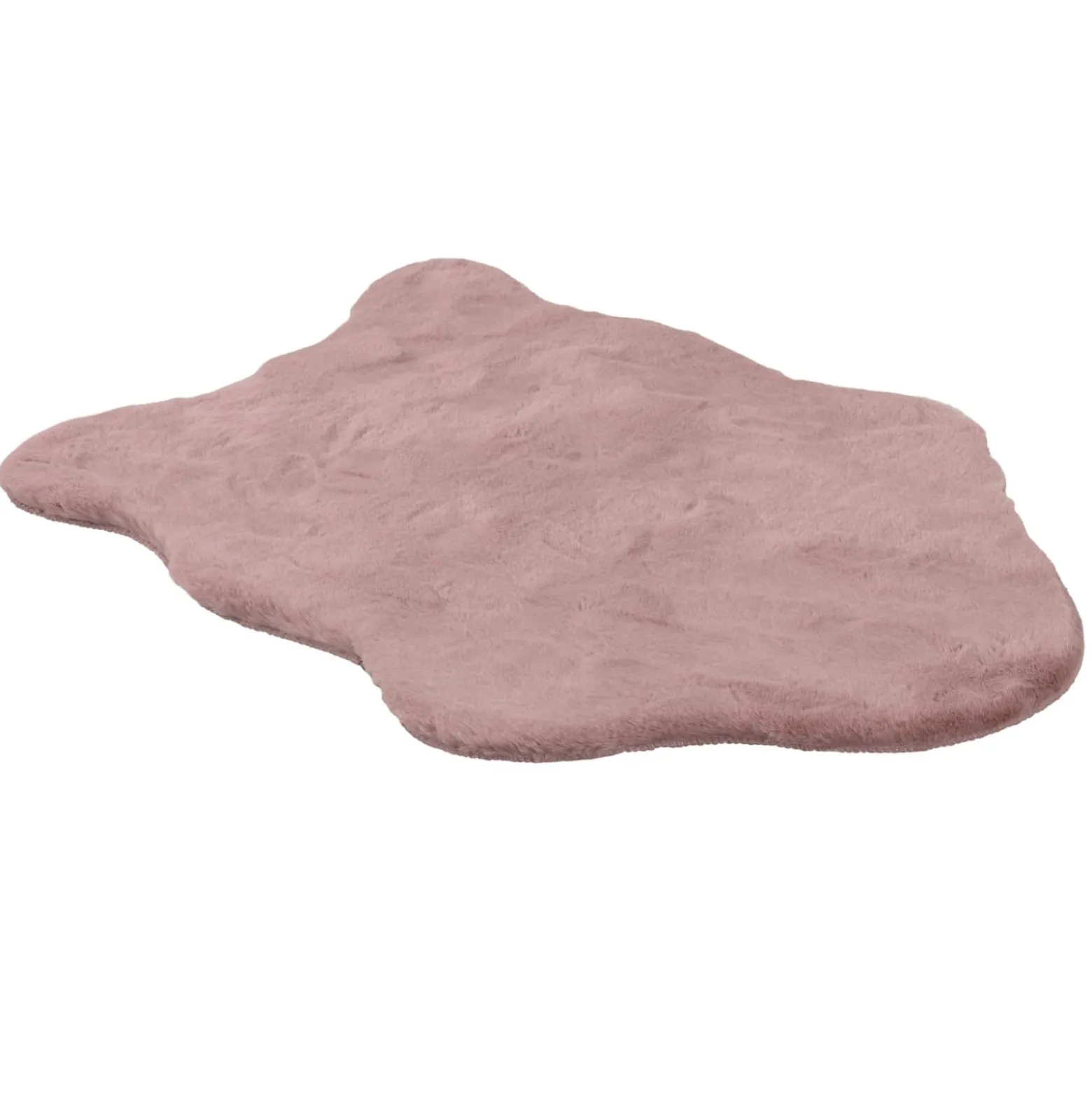 Kunstfell Tender uni altrosa Teppich Schöner Wohnen