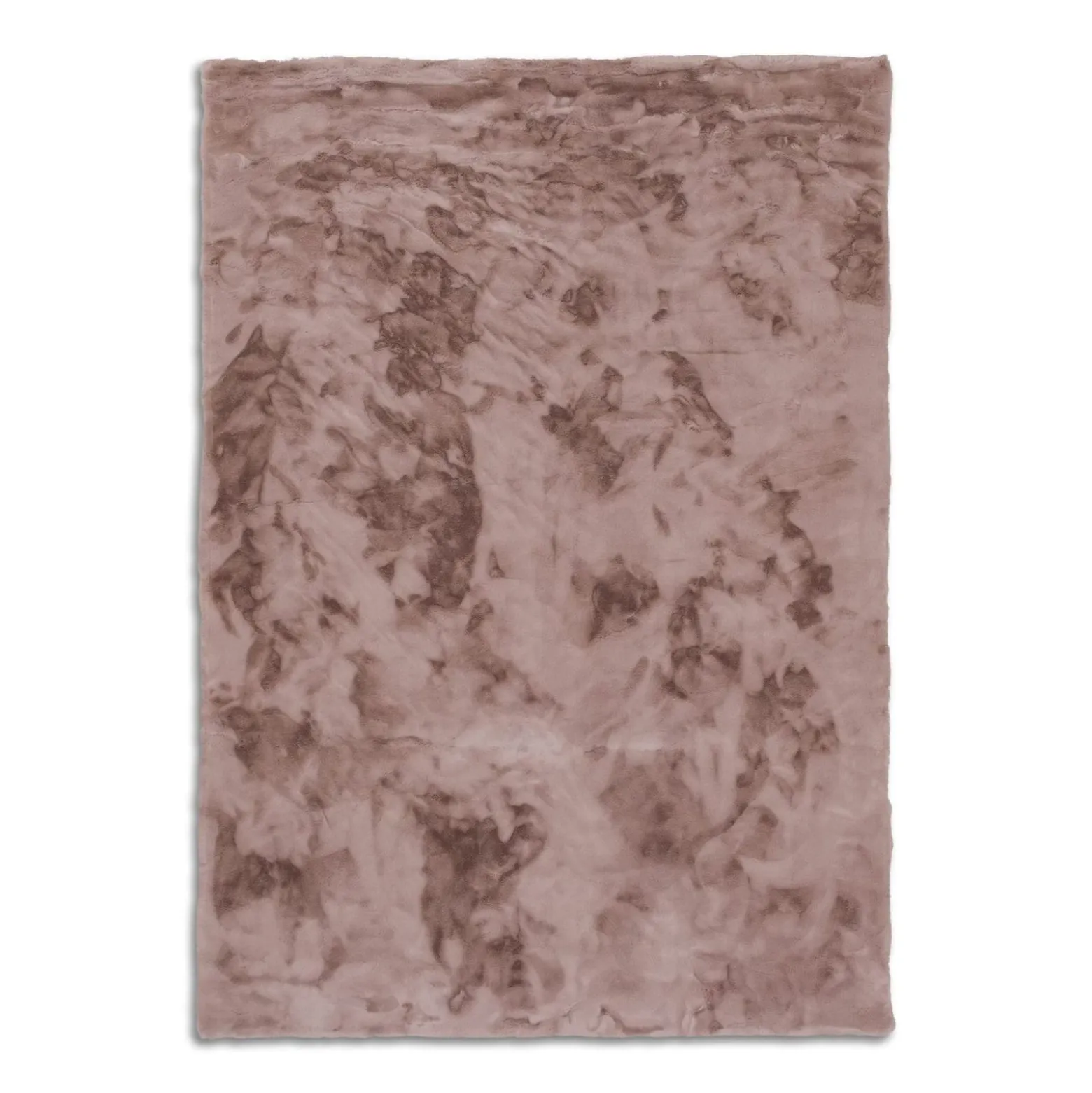 Kunstfell Tender uni altrosa Teppich Schöner Wohnen