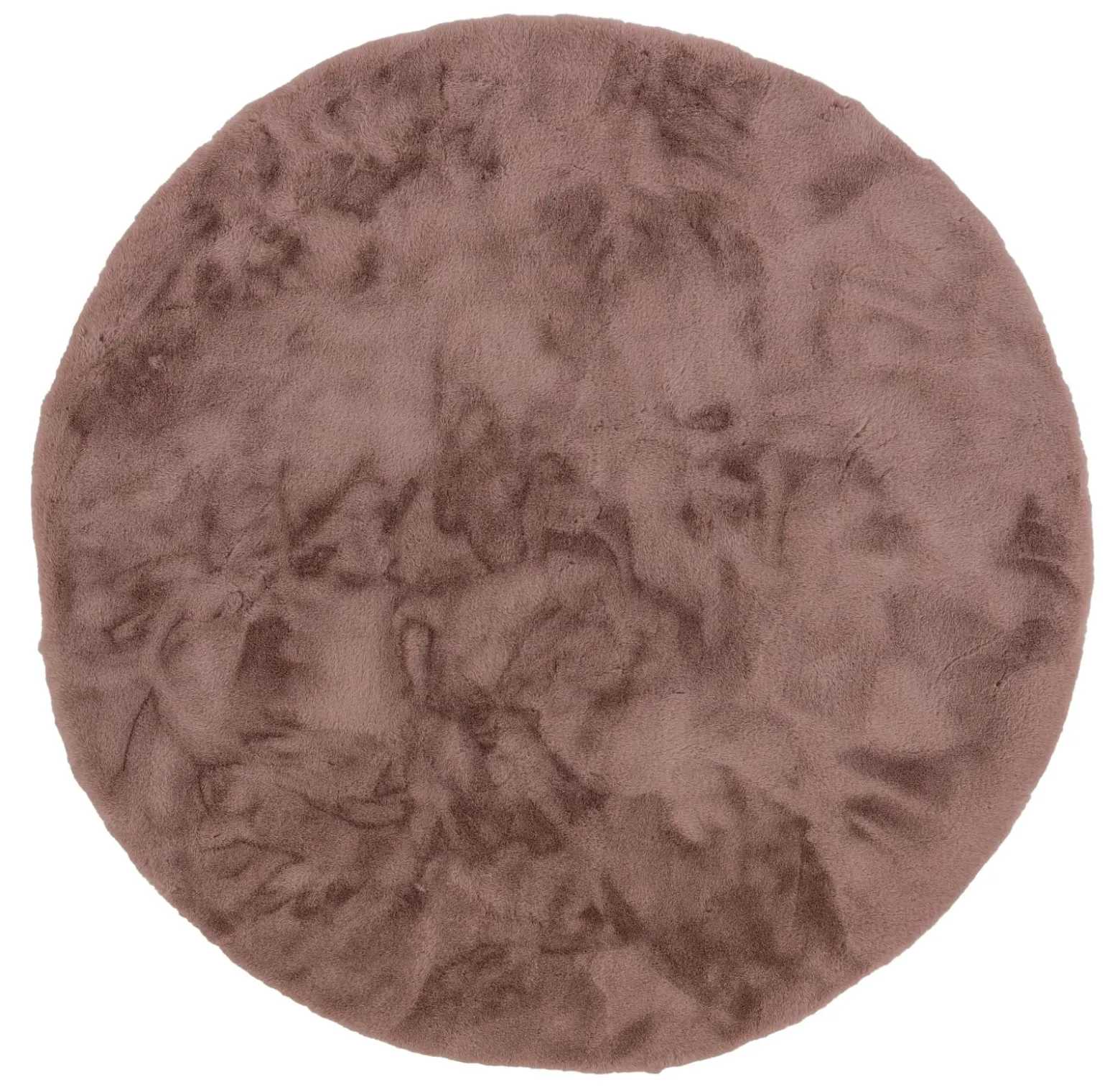 Kunstfell Tender uni altrosa Teppich Schöner Wohnen