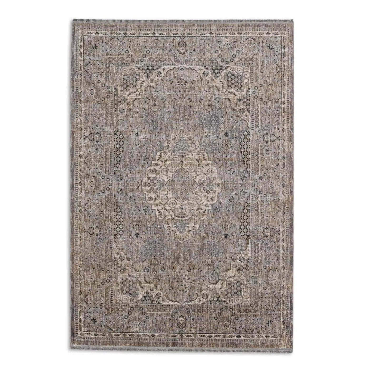 Kurzflor Teppich Orientalisch beige braun Astra Sarezzo
