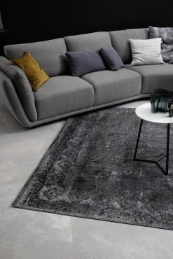 Kurzflor Teppich Schöner Wohnen Oriental anthrazit Velvet