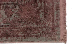 Kurzflor Teppich Schöner Wohnen Oriental rot rosa Velvet