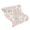Landhaus Tapete Blumen Beige 252439 Rasch Vlies