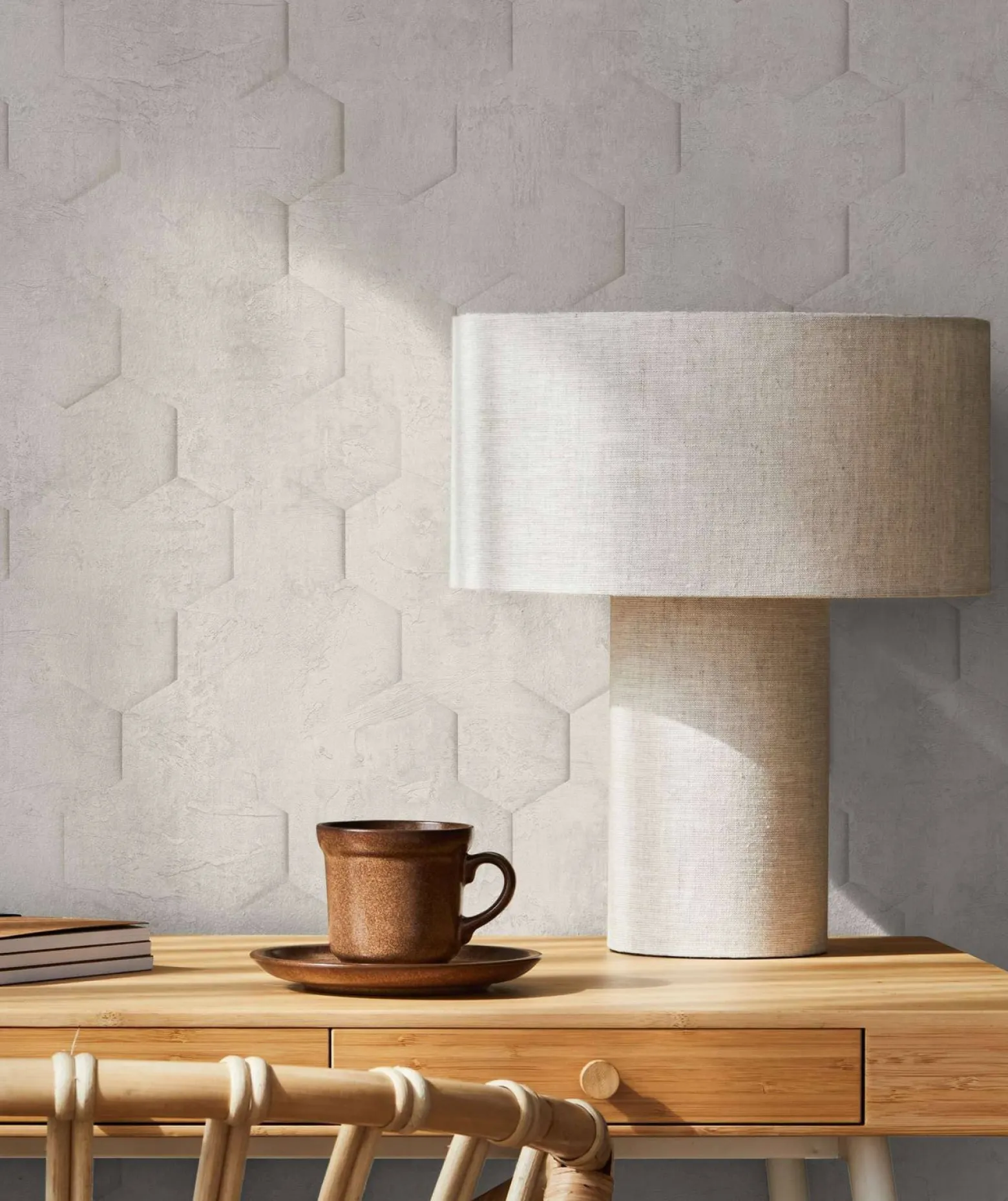 Marburg Vliestapete 34158 Geometrisch Beige Grau