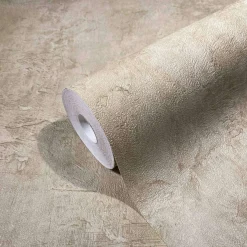 Marburg Vliestapete 34190 Uni Struktur Beige Braun