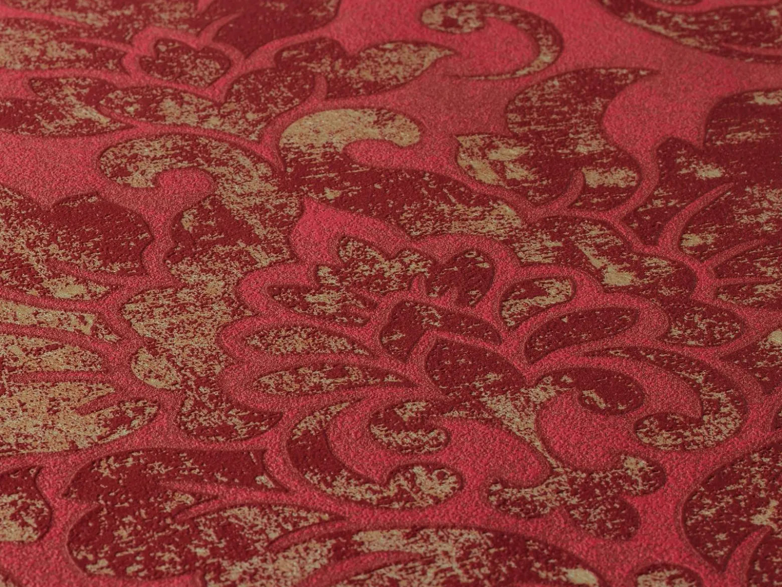 Neue Bude Vliestapete Barock rot braun gold 37413-1